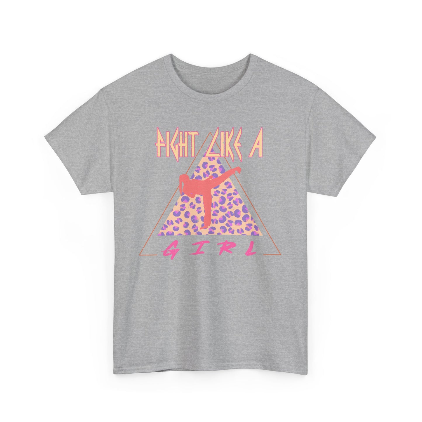 Fight Like A Girl Karate Cotton Tee – Retro Rocker
