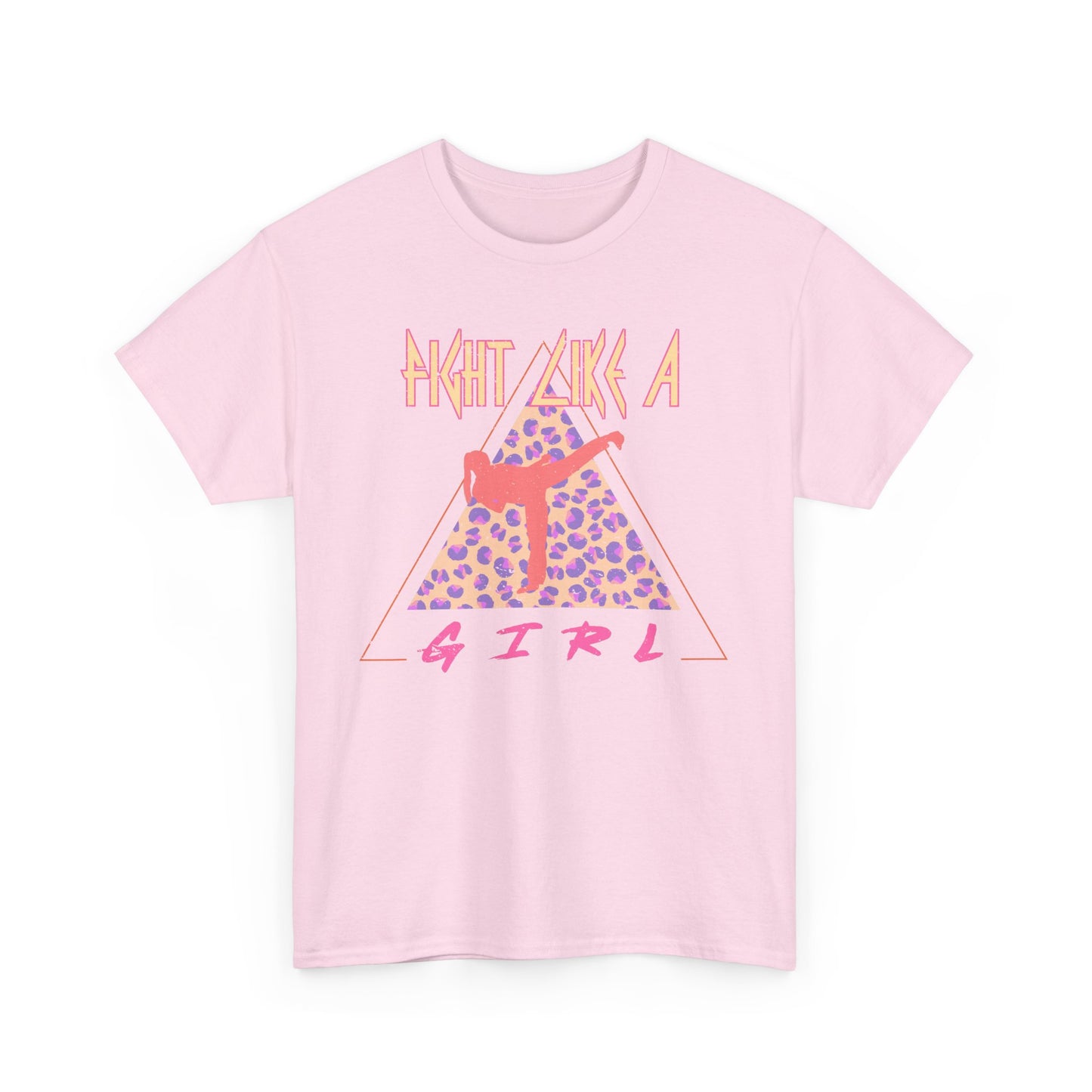 Fight Like A Girl Karate Cotton Tee – Retro Rocker