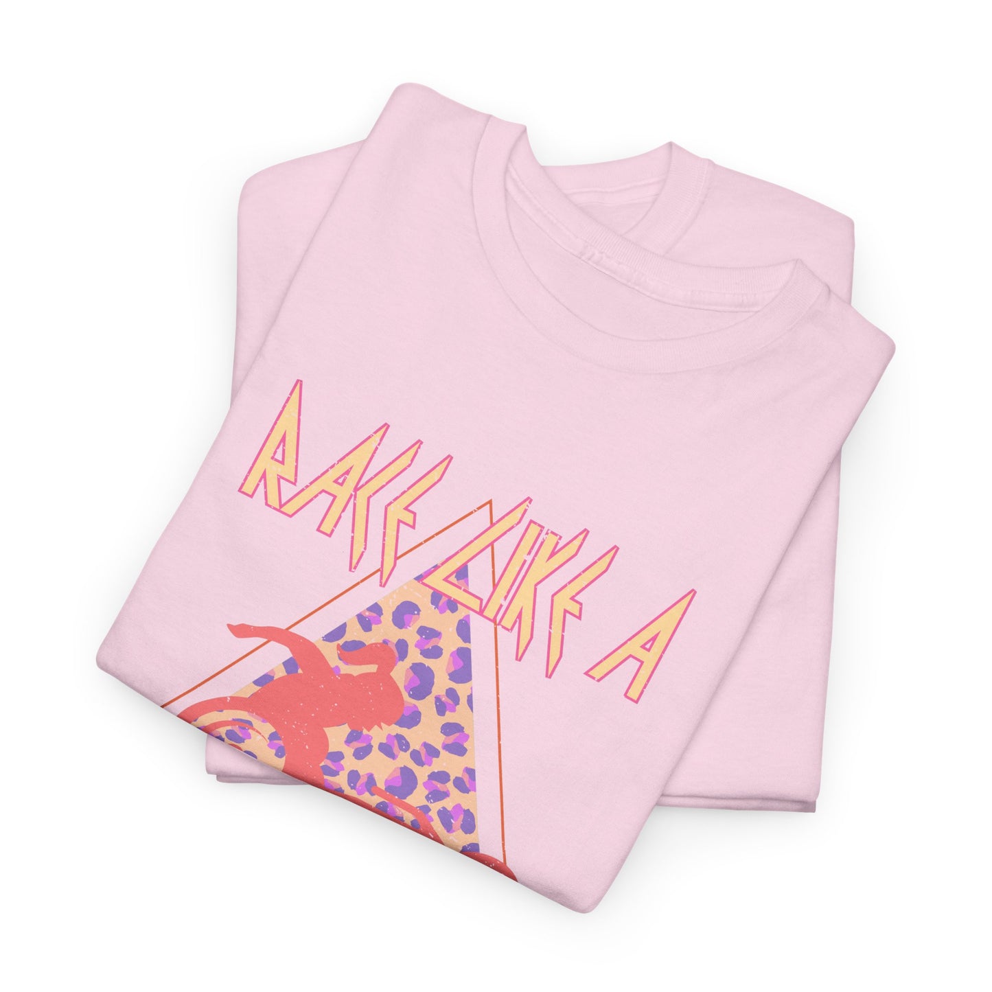 Race Like a Girl Wheelchair Racer Cotton Tee - Retro Rocker