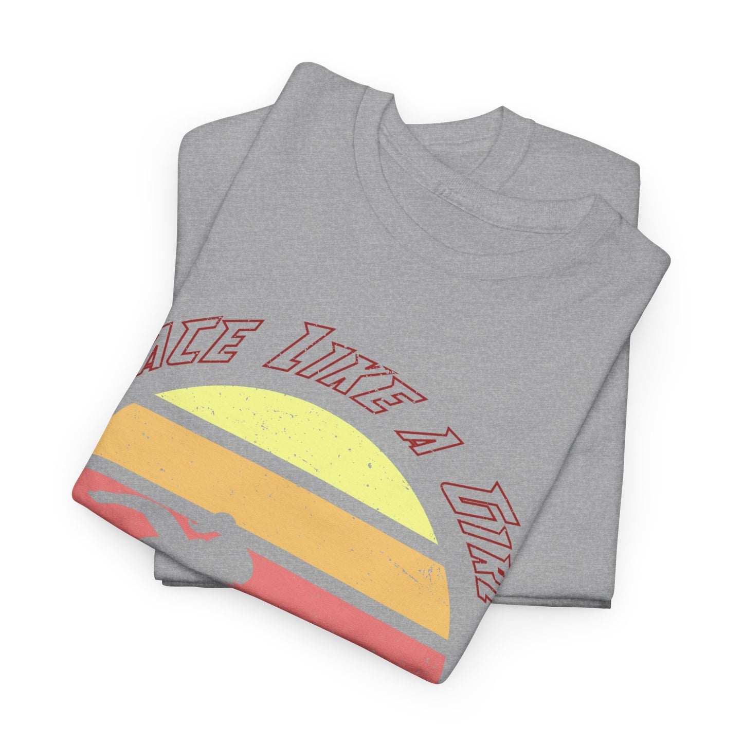 Race Like a Girl Wheelchair Racer Cotton Tee - Sundowner