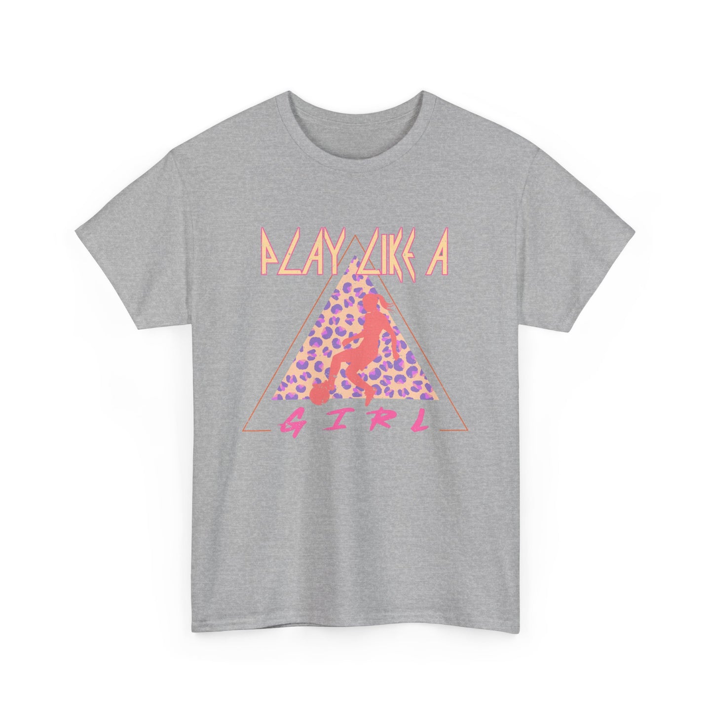 Play Like a Girl Soccer Cotton Tee - Retro Rocker
