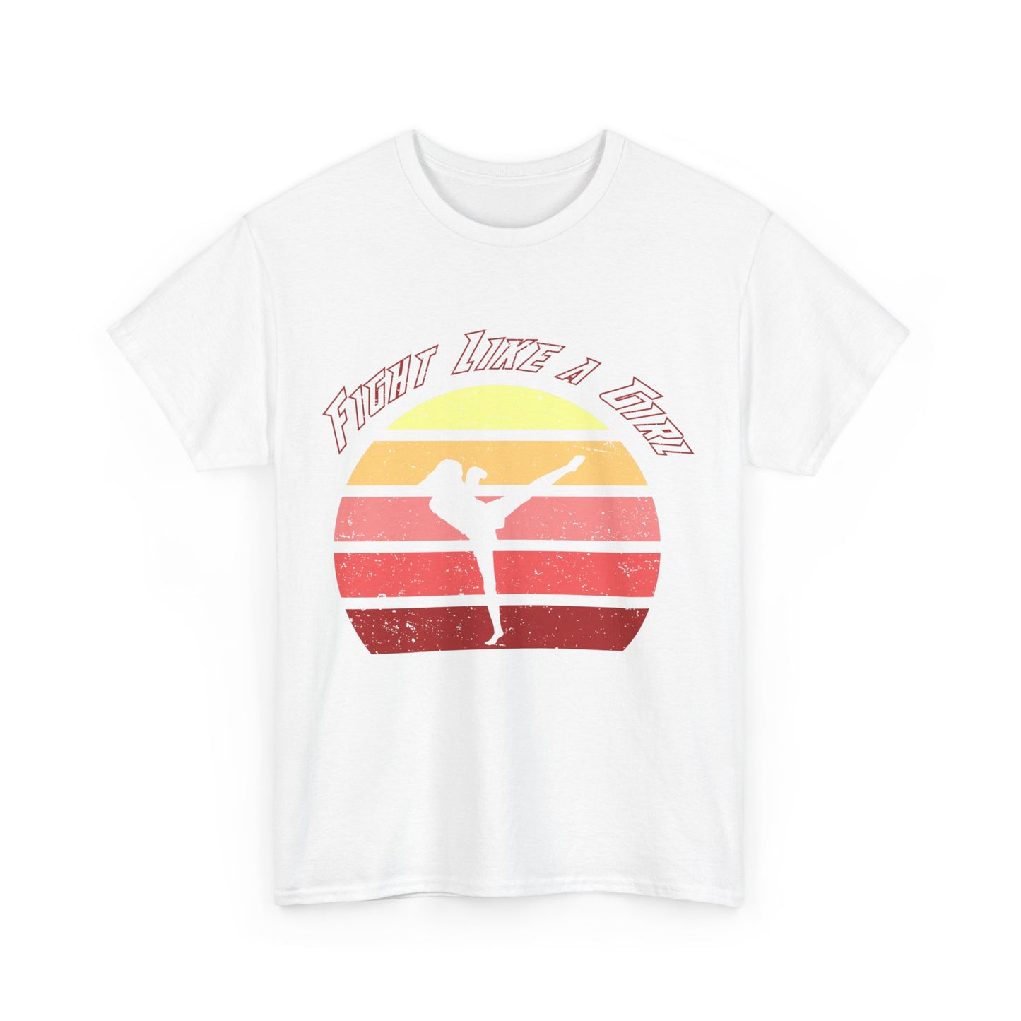 Fight Like a Girl Muay Thai Cotton Tee - Sundowner