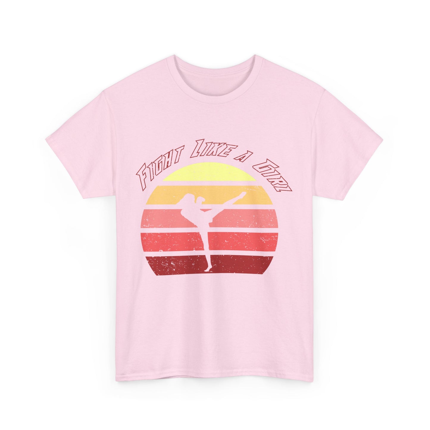 Fight Like a Girl Muay Thai Cotton Tee - Sundowner