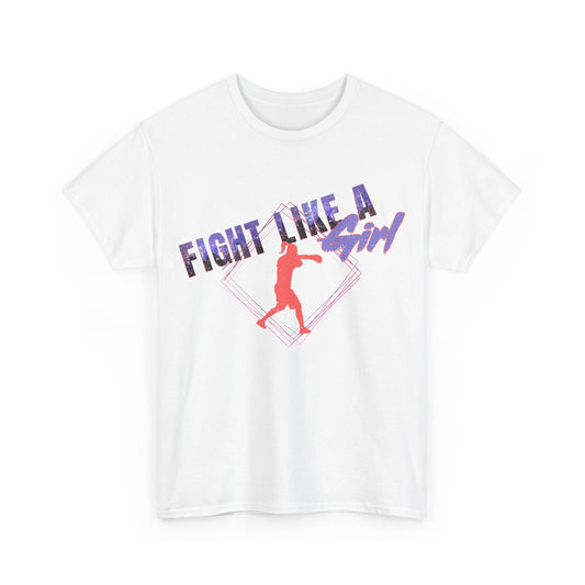 Fight Like A Girl Boxing Cotton Tee - City Lights