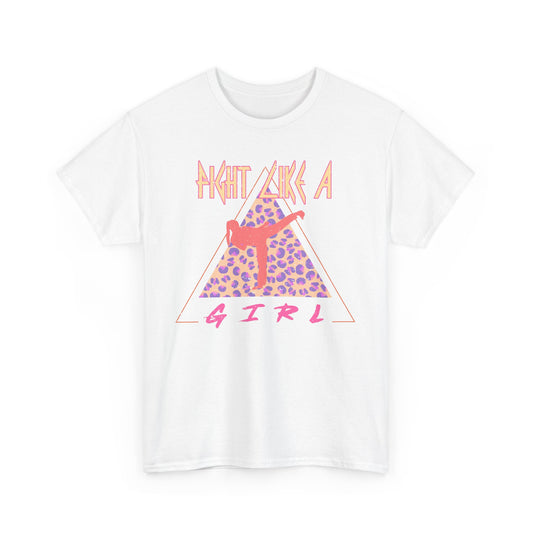Fight Like A Girl Karate Cotton Tee – Retro Rocker