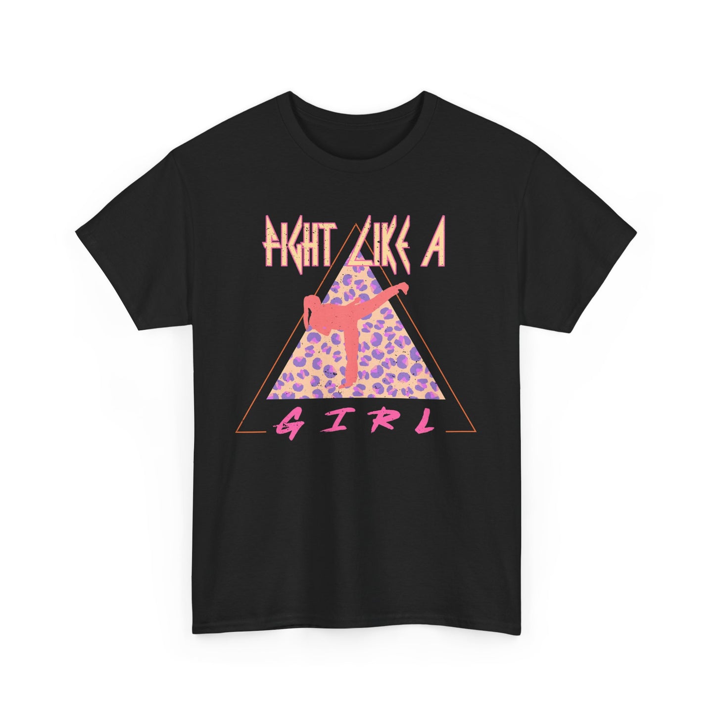 Fight Like A Girl Karate Cotton Tee – Retro Rocker