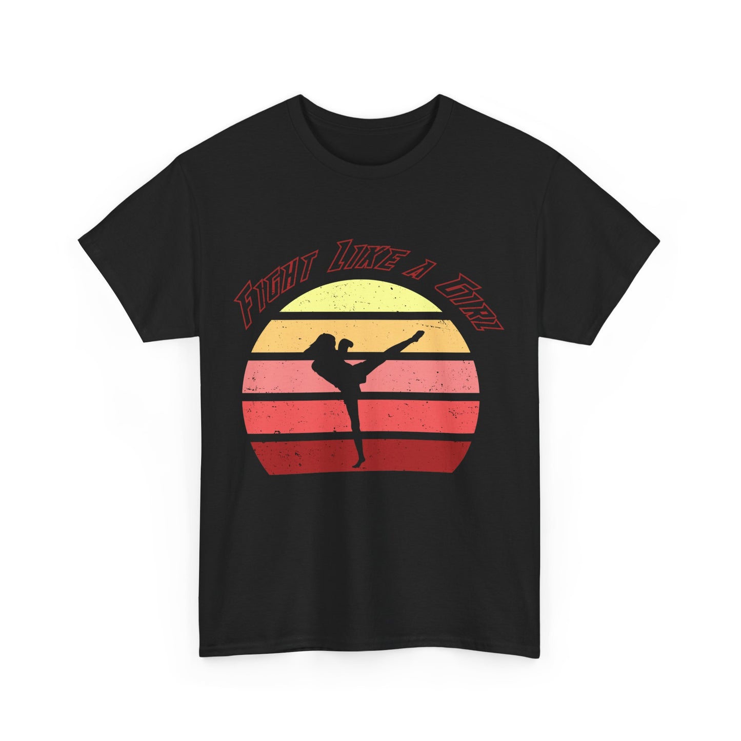 Fight Like a Girl Muay Thai Cotton Tee - Sundowner